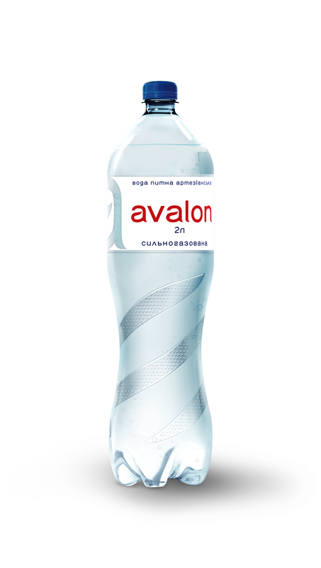 Вода питна сильногазована АВАЛОН, 2,0л